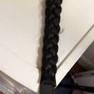 Black Braided Hair band adjustable with Velcro